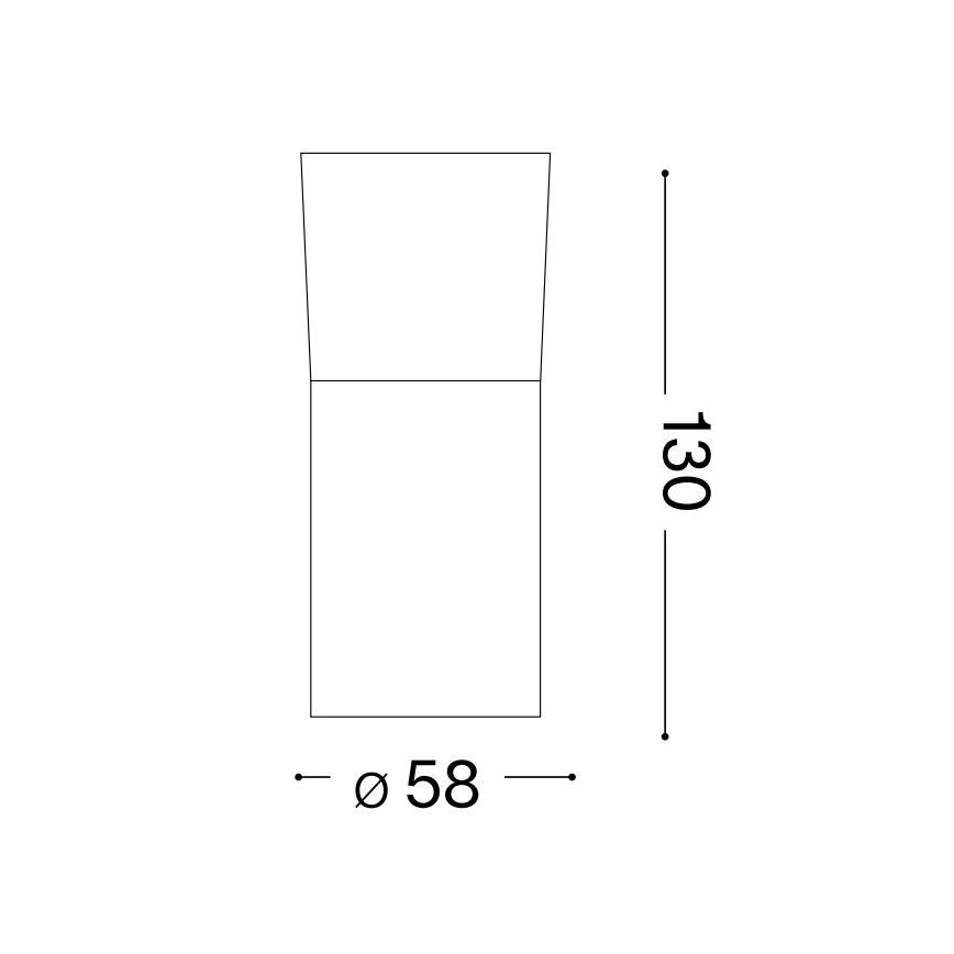 Ideal Lux - LED Reflektorska lampa TOBY 1xGU10/7W/230V CRI 90 bela