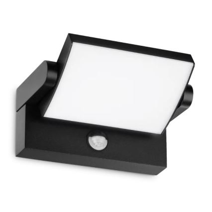 Ideal Lux - LED Zidno spoljašnje osvetljenje sa senzorom SWIPE LED/21W/230V CRI 90 IP54 crno