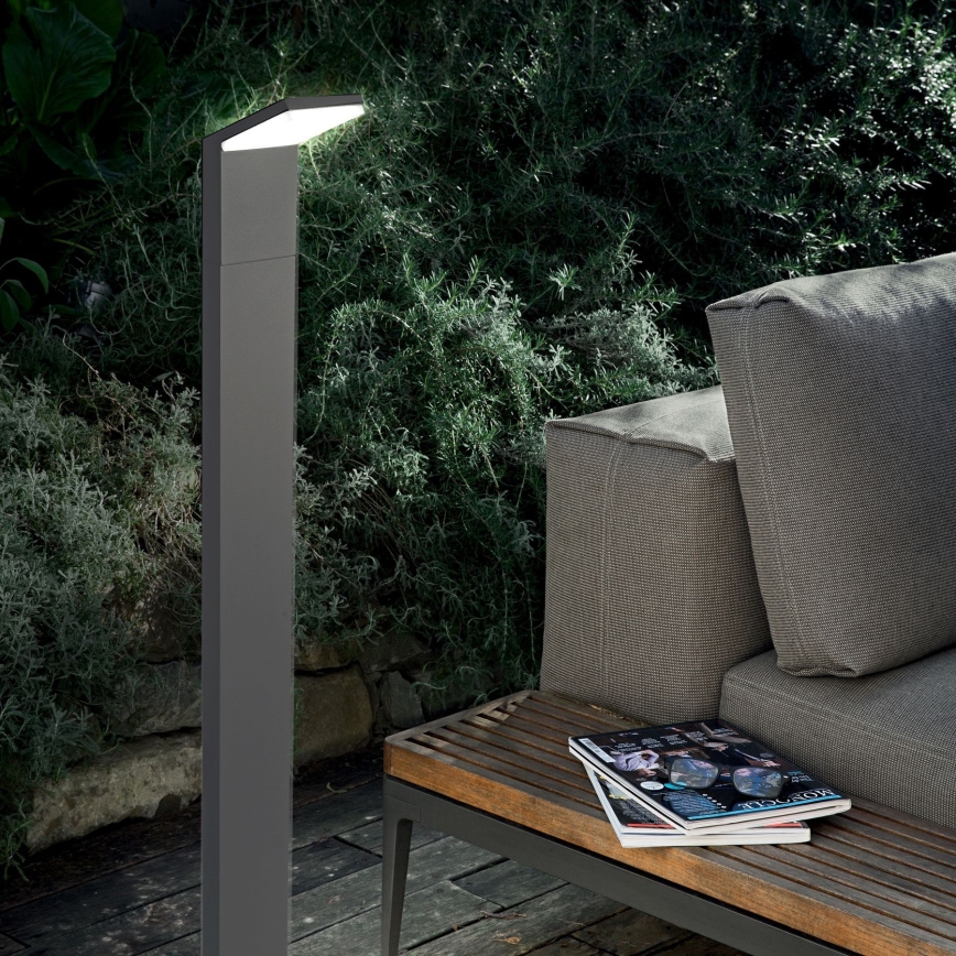 Ideal Lux - LED Spoljna lampa STYLE LED/8,5W/230V 4000K 100 cm CRI 90 IP54 antracit