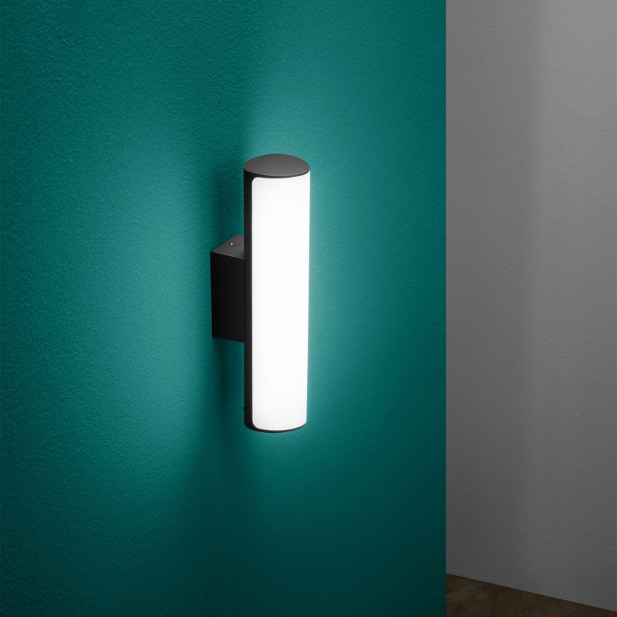 Ideal Lux - LED Spoljna zidna lampa ETERE LED/9,5W/230V 4000K CRI 90 IP44 crno