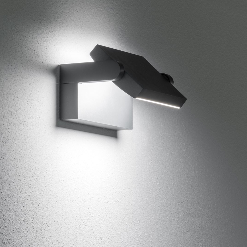 Ideal Lux - LED Spoljna zidna lampa SWIPE LED/21W/230V CRI 90 IP54 crno
