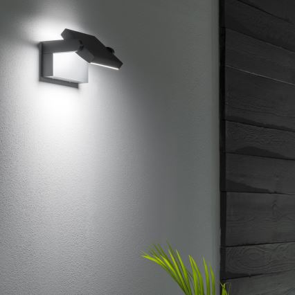Ideal Lux - LED Spoljna zidna lampa SWIPE LED/21W/230V CRI 90 IP54 crno