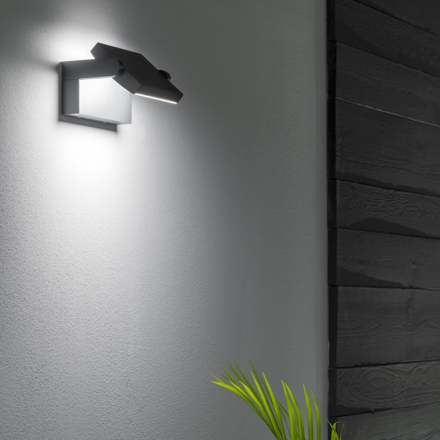 Ideal Lux - LED Spoljna zidna lampa SWIPE LED/21W/230V CRI 90 IP54 crno