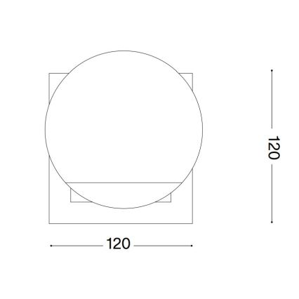 Ideal Lux - LED Stona lampa ANGOLO 1xG9/3W/230V crno