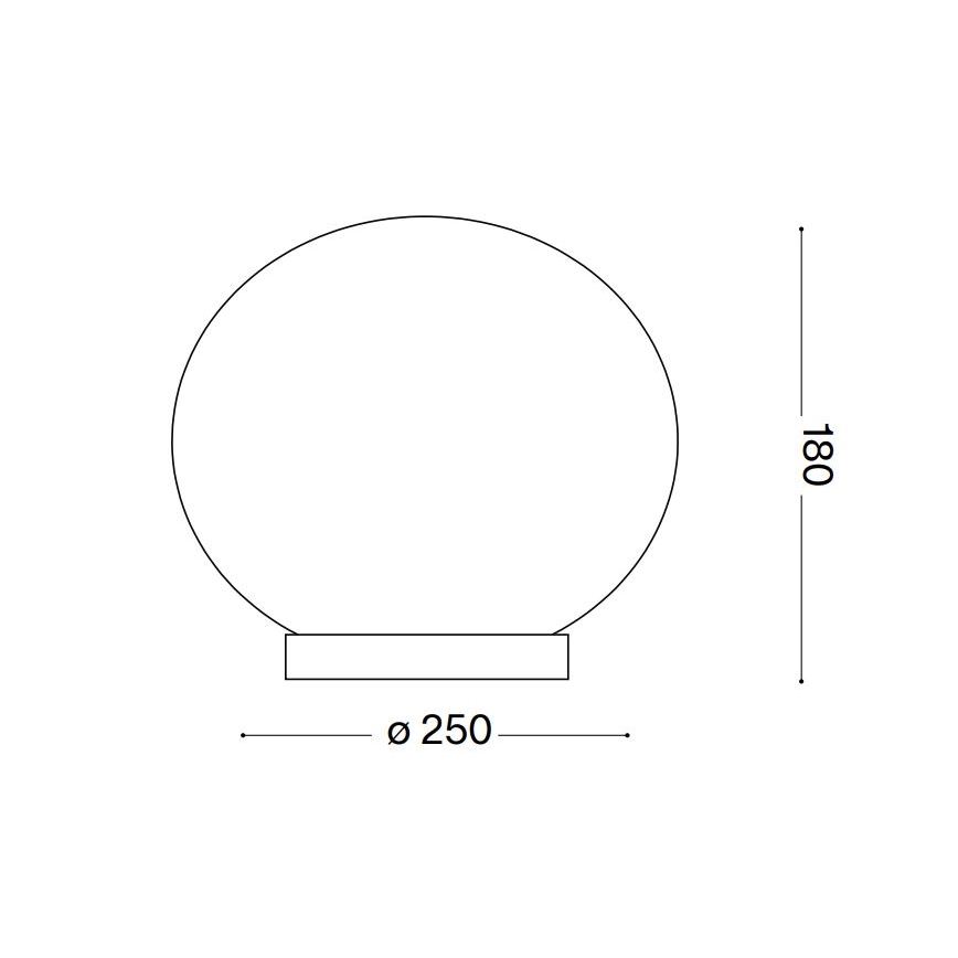 Ideal Lux - LED Stona lampa CANDY 1xG9/3W/230V pr. 25 cm bela