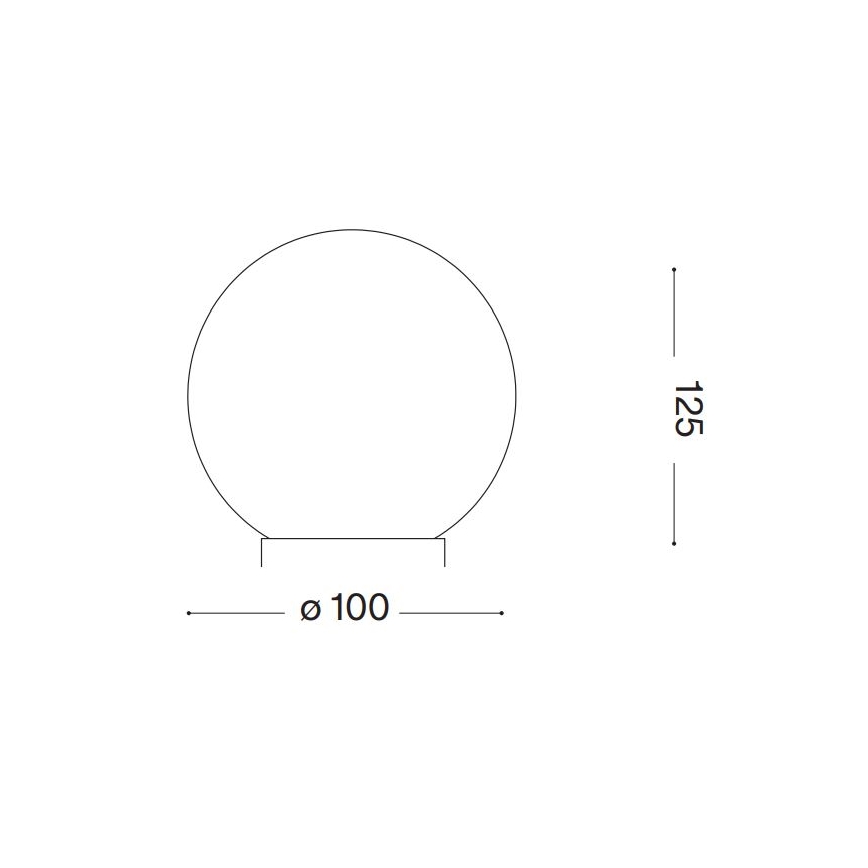 Ideal Lux - LED Stona lampa CARTA 1xG9/3W/230V pr. 10 cm bela