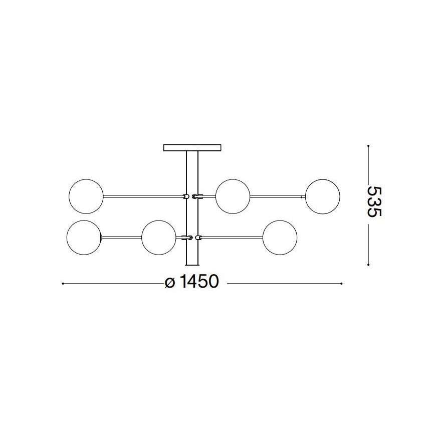 Ideal Lux - LED Viseći luster COSMOPOLITAN 12xG9/3W/230V
