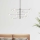Ideal Lux - LED Viseći luster EQUINOXE 12xG4/2W/230V pr. 124 cm sjajni krom/prozirna