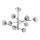 Ideal Lux - LED Viseći luster EQUINOXE 8xG4/2W/230V pr. 128 cm sjajni krom/dimno