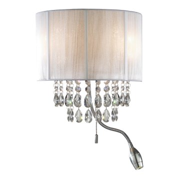 Ideal Lux - LED Zidna lampa 2xE14/40W/230V + LED/1W