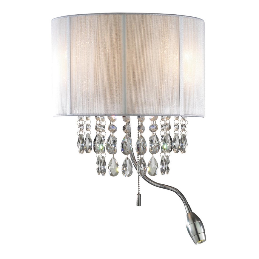 Ideal Lux - LED Zidna lampa 2xE14/40W/230V + LED/1W