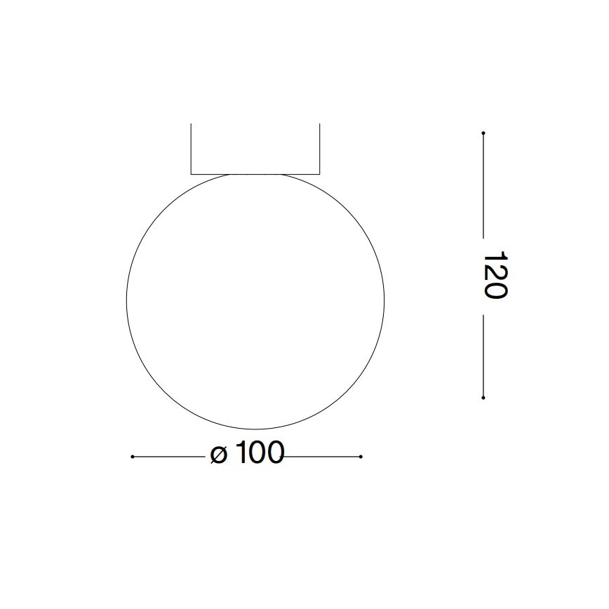 Ideal Lux - LED Zidna lampa CARTA 1xG9/3W/230V pr. 10 cm bela