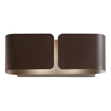 Ideal Lux - LED Zidna lampa CLIP 2xG9/3W/230V braon