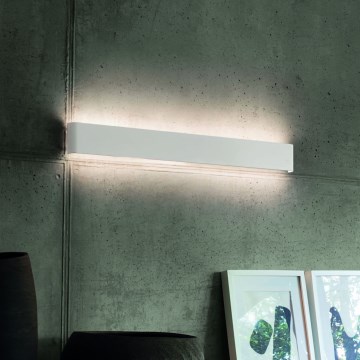 Ideal Lux - LED Zidna lampa DELTA LED/30W/230V 3000K 83 cm CRI 90 bela