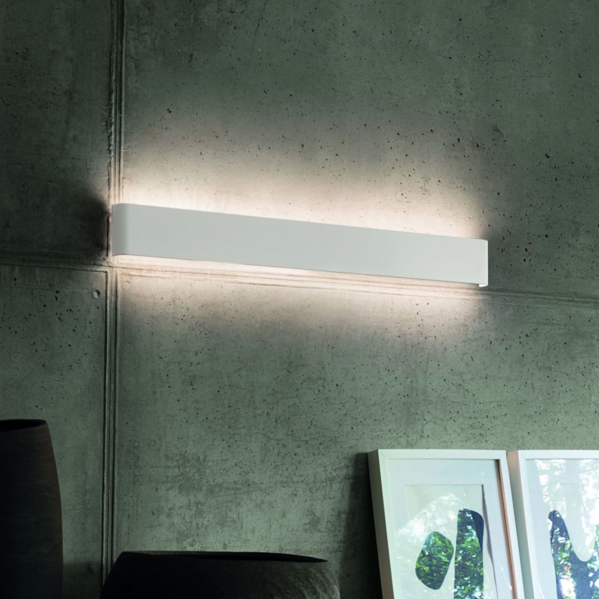Ideal Lux - LED Zidna lampa DELTA LED/30W/230V 3000K 83 cm CRI 90 bela