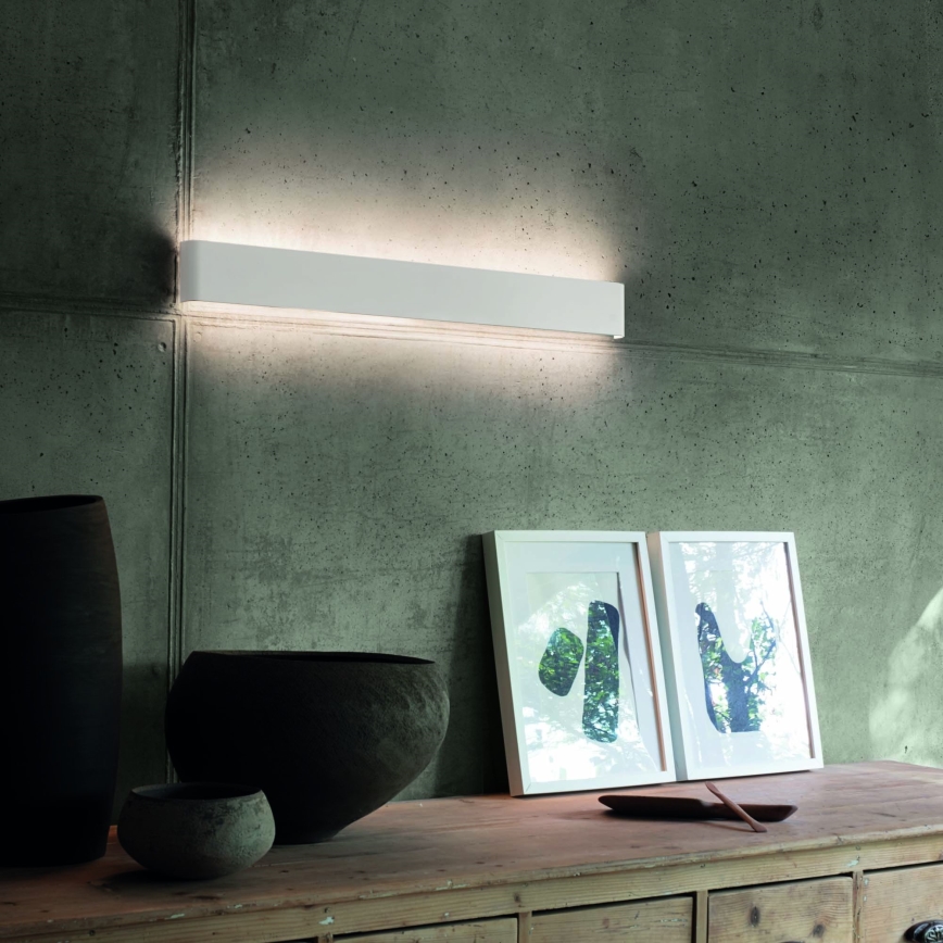 Ideal Lux - LED Zidna lampa DELTA LED/30W/230V 3000K 83 cm CRI 90 bela