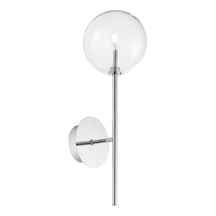 Ideal Lux - LED Zidna lampa EQUINOXE 1xG4/2W/230V sjajni krom/prozirna