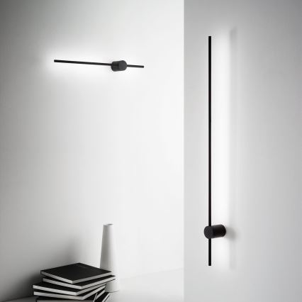 Ideal Lux - LED Zidna lampa ESSENCE LED/19W/230V 4000K 124 cm CRI 90 crno