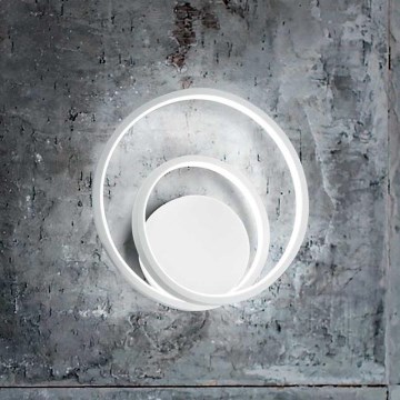 Ideal Lux - LED Zidna lampa OZ LED/26W/230V CRI 90 bela
