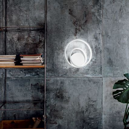 Ideal Lux - LED Zidna lampa OZ LED/26W/230V CRI 90 bela