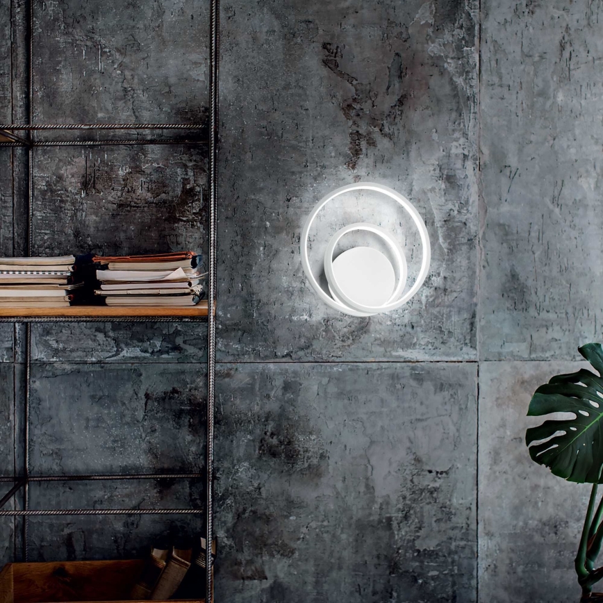 Ideal Lux - LED Zidna lampa OZ LED/26W/230V CRI 90 bela