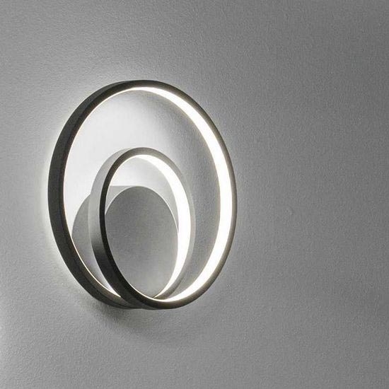 Ideal Lux - LED Zidna lampa OZ LED/26W/230V CRI 90 crno