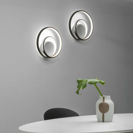 Ideal Lux - LED Zidna lampa OZ LED/26W/230V CRI 90 crno
