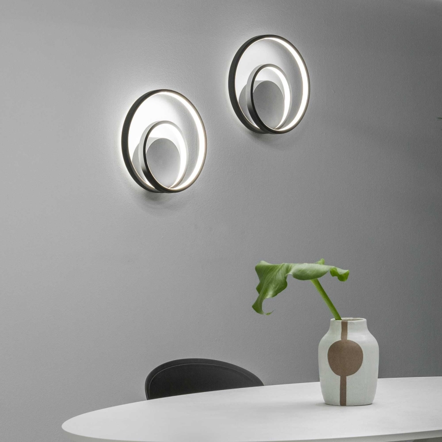 Ideal Lux - LED Zidna lampa OZ LED/26W/230V CRI 90 crno