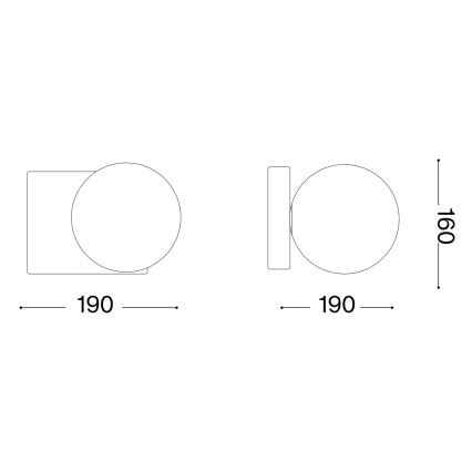 Ideal Lux - LED Zidna lampa PENTA 1xG9/3W/230V zlatna