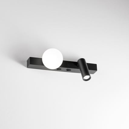 Ideal Lux - LED Zidna lampa PING PONG 2xLED/3W/230V CRI 90 crno