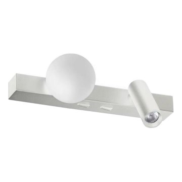 Ideal Lux - LED Zidna lampa PING PONG 2xLED/3W/230V CRI 90 mat krom