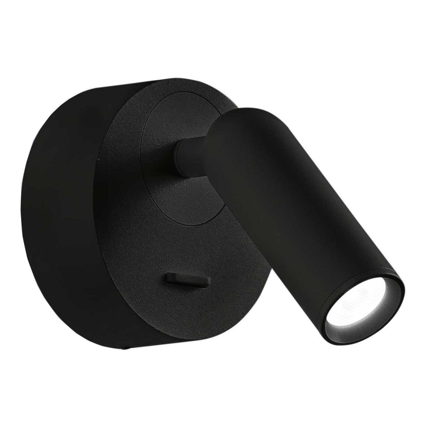 Ideal Lux - LED Zidna reflektorska lampa BEAN LED/3W/230V CRI 90 crno