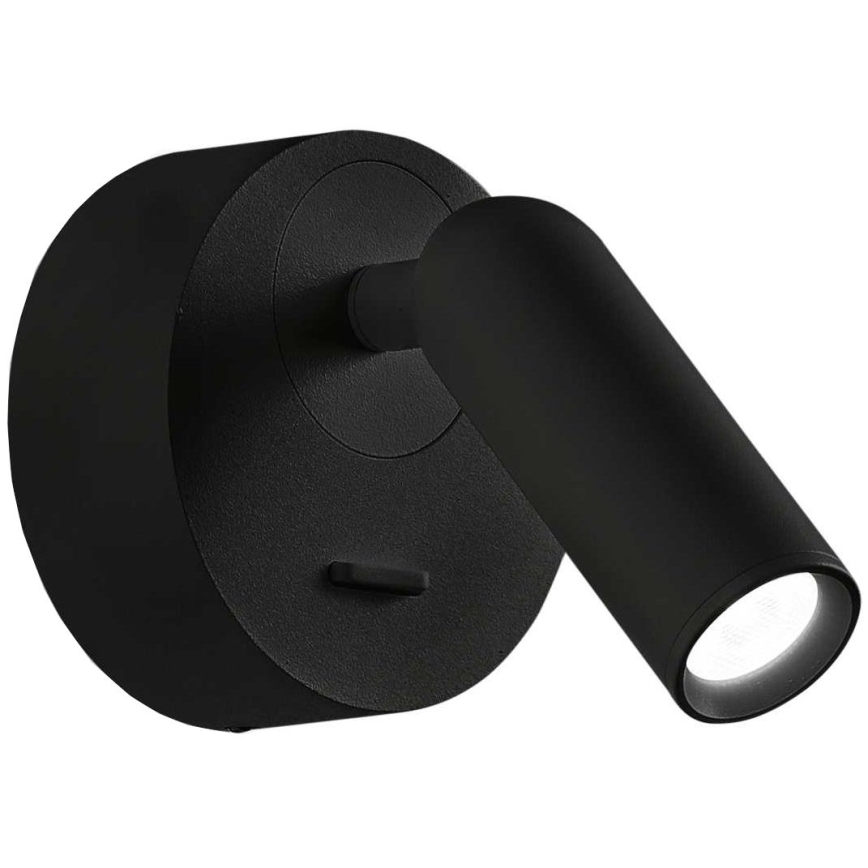 Ideal Lux - LED Zidna reflektorska lampa BEAN LED/3W/230V CRI 90 crno