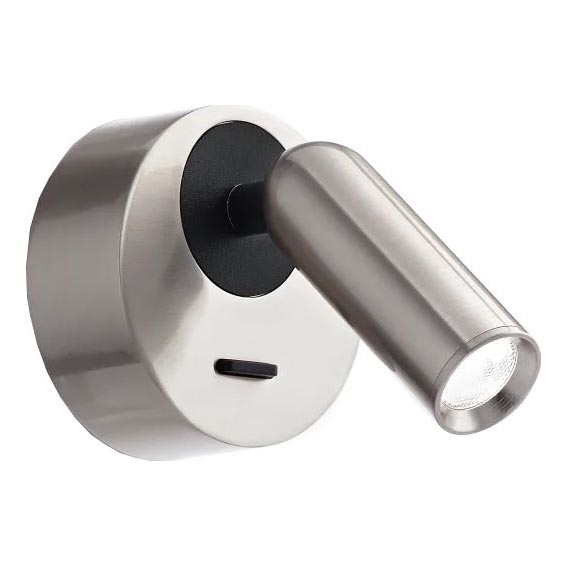 Ideal Lux - LED Zidna reflektorska lampa BEAN LED/3W/230V CRI 90 sjajni krom