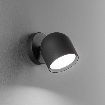 Ideal Lux - LED Zidna reflektorska lampa DODO 1xGX53/9W/230V crno