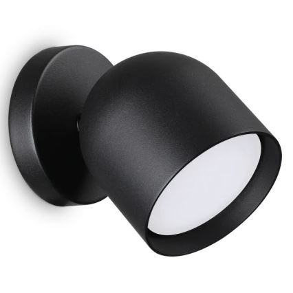 Ideal Lux - LED Zidna reflektorska lampa DODO 1xGX53/9W/230V crno