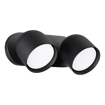 Ideal Lux - LED Zidna reflektorska lampa DODO 2xGX53/9W/230V crno