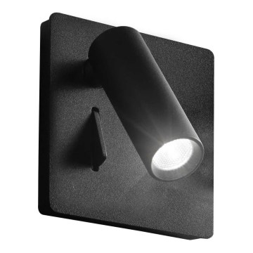 Ideal Lux - LED Zidna reflektorska lampa LITE LED/3W/230V CRI 90 crno