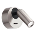 Ideal Lux - LED zidna spot svetiljka BEAN LED/3W/230V CRI 90, sjajni hrom