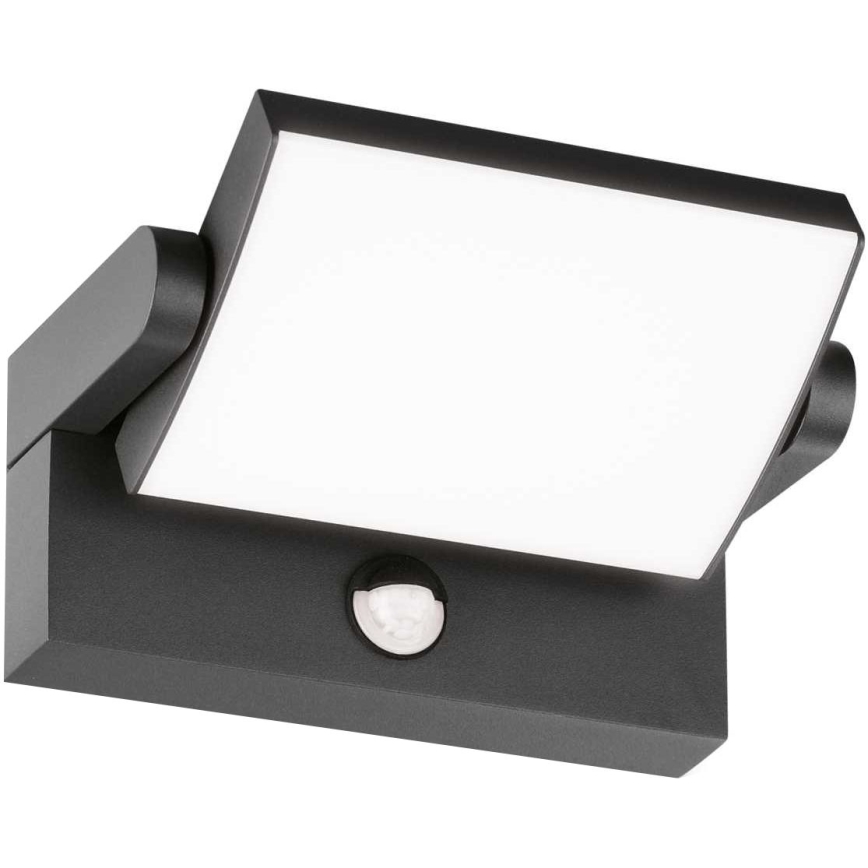 Ideal Lux - LED Zidno spoljašnje osvetljenje sa senzorom SWIPE LED/21W/230V CRI 90 IP54 antracit