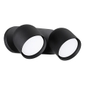 Ideal Lux - LED zidno spot svetlo DODO 2xGX53/9W/230V crna