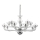 Ideal Lux - Luster na lancu CASANOVA 16xE14/40W/230V pr. 120 cm prozirna
