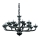 Ideal Lux - Luster na lancu CASANOVA 16xE14/40W/230V pr. 120 cm sivo
