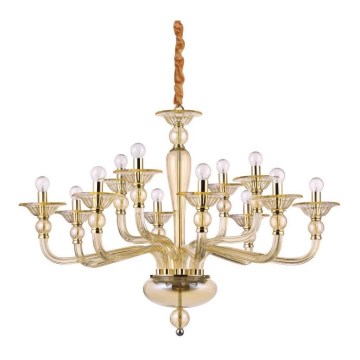 Ideal Lux - Luster na lancu DANIELI 12xE14/40W/230V pr. 94 cm mesing