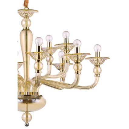 Ideal Lux - Luster na lancu DANIELI 12xE14/40W/230V pr. 94 cm mesing