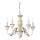 Ideal Lux - Luster na lancu FIRENZE 5xE14/40W/230V pr. 55 cm bela/zlatna