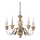 Ideal Lux - Luster na lancu FIRENZE 5xE14/40W/230V pr. 55 cm zlatna