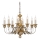 Ideal Lux - Luster na lancu FIRENZE 8xE14/40W/230V pr. 64 cm zlatna