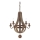 Ideal Lux - Luster na lancu MILLENNIUM 5xE14/40W/230V pr. 52 cm breza/braon