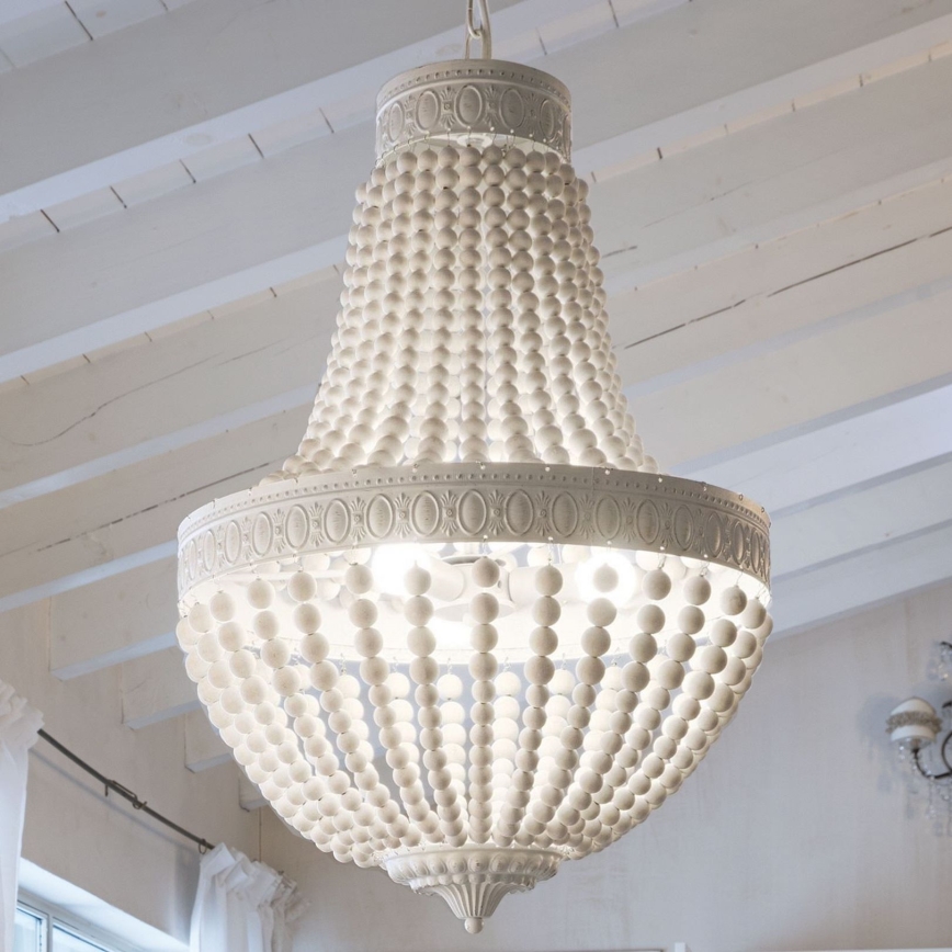 Ideal Lux - Luster na lancu MONET 6xE14/40W/230V pr. 50 cm konoplja/bela